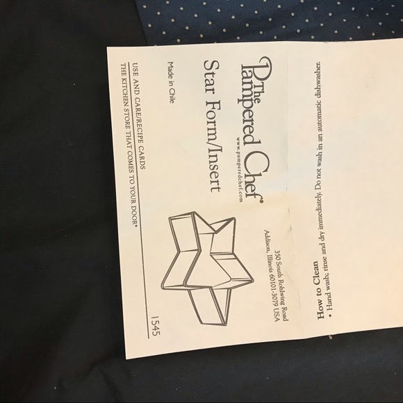 Pampered Chef Set of 4 Star Form/Insert/Mold New - Picture 5 of 6